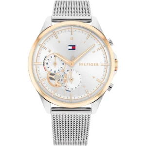 Tommy Hilfiger TH1782416 Quinn Silver Open-Heart Stainless Steel Watch for Women