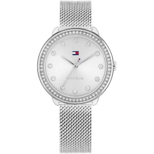 Tommy Hilfiger TH1782698 Demi Silver Crystal-Set Watch for Women