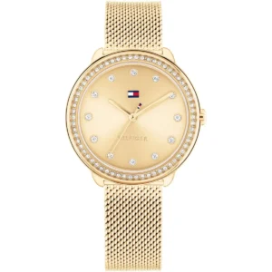 Tommy Hilfiger TH1782699 Demi Gold-Tone Crystal-Set Watch for Women