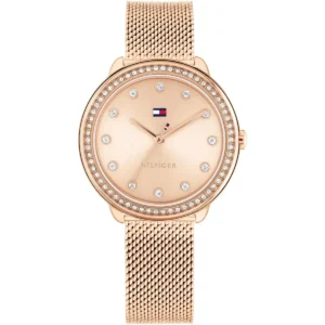 Tommy Hilfiger TH1782700 Demi Rose Gold-Tone Mesh Watch for Women