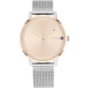 Tommy Hilfiger TH1782151 Pippa Rose Gold Dial Silver Mesh Watch for Women