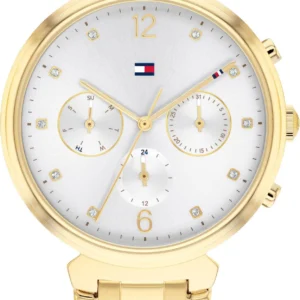 Tommy Hilfiger TH1782344 Ivy Silver Dial Gold-Tone Watch for Women