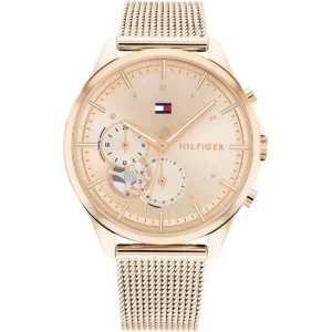 Tommy Hilfiger TH1782486 Quinn Rose Gold-Tone Open-Heart Watch for Women