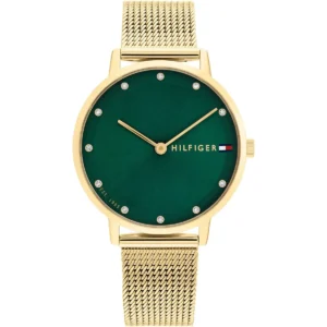 Tommy Hilfiger TH1782668 Pippa Green Dial Gold-Tone Watch for Women